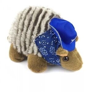 BUCKAROO BANDITS Armadillo Sheriff Plush Stuffed Animal Toy Houston Texas 2013